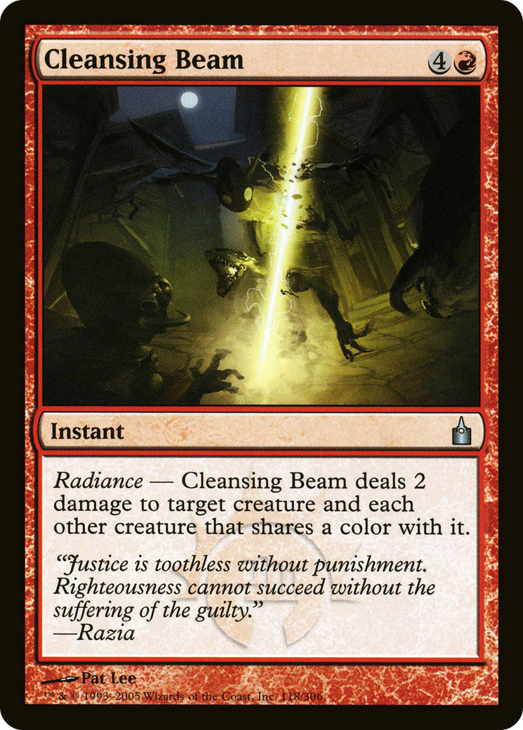 Cleansing Beam (RAV-118) [Ravnica: City of Guilds] Foil MTG Single Wizards of the Coast