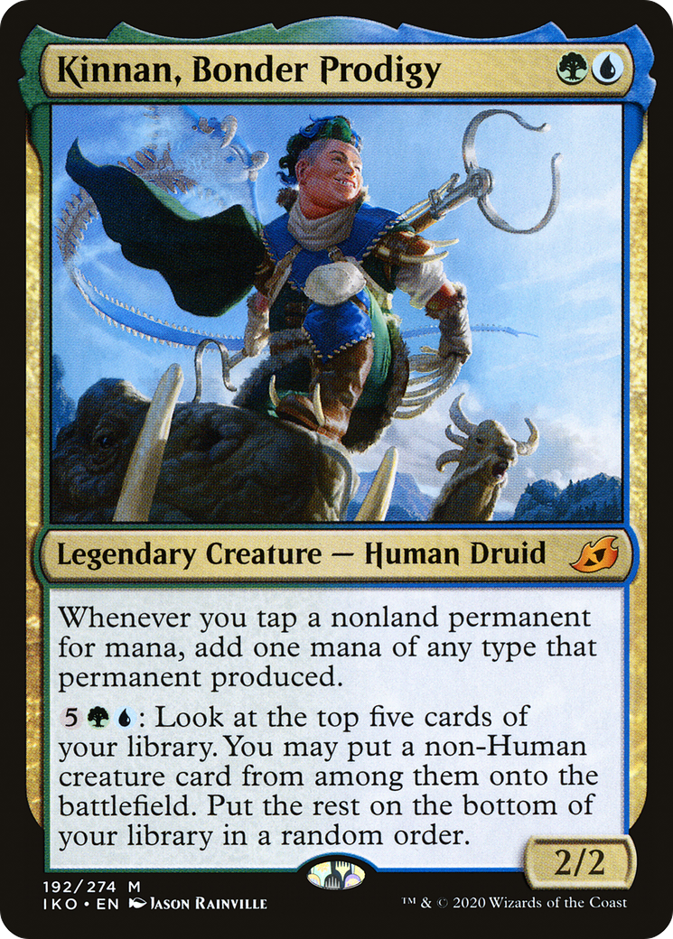 Kinnan, Bonder Prodigy (IKO-192) [Ikoria: Lair of Behemoths] MTG Single Wizards of the Coast