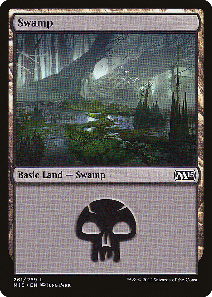 Swamp (M15-261) [Magic 2015] Foil MTG Single Wizards of the Coast