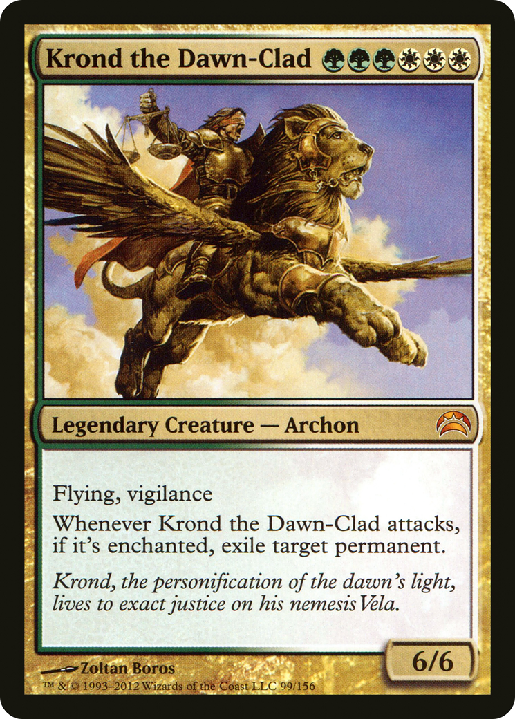 Krond the Dawn-Clad (PC2-099) [Misc] Planechase 2012 MTG Single Wizards of the Coast