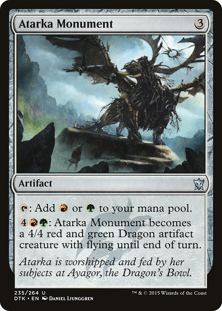 Atarka Monument (DTK-235) [Dragons of Tarkir] MTG Single Wizards of the Coast