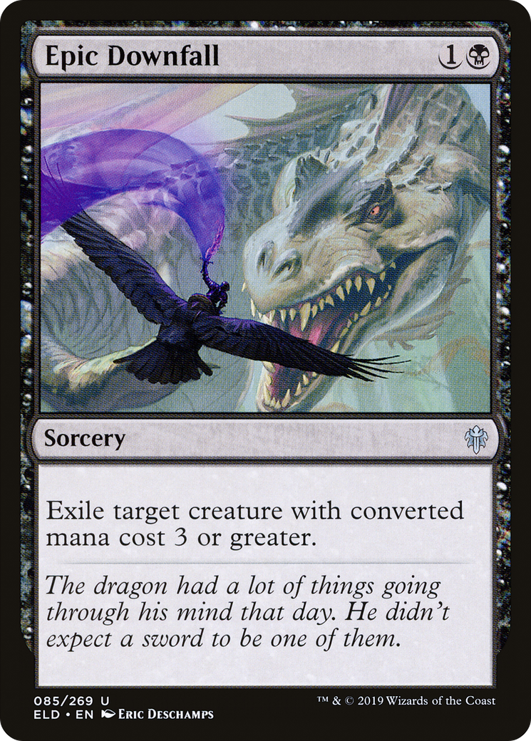 Epic Downfall (ELD-085) [Throne of Eldraine] Foil MTG Single Wizards of the Coast