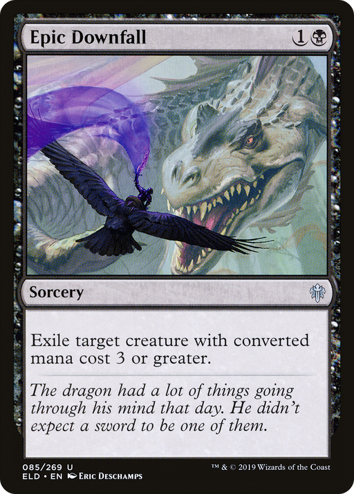 Epic Downfall (ELD-085) [Throne of Eldraine] Foil MTG Single Wizards of the Coast