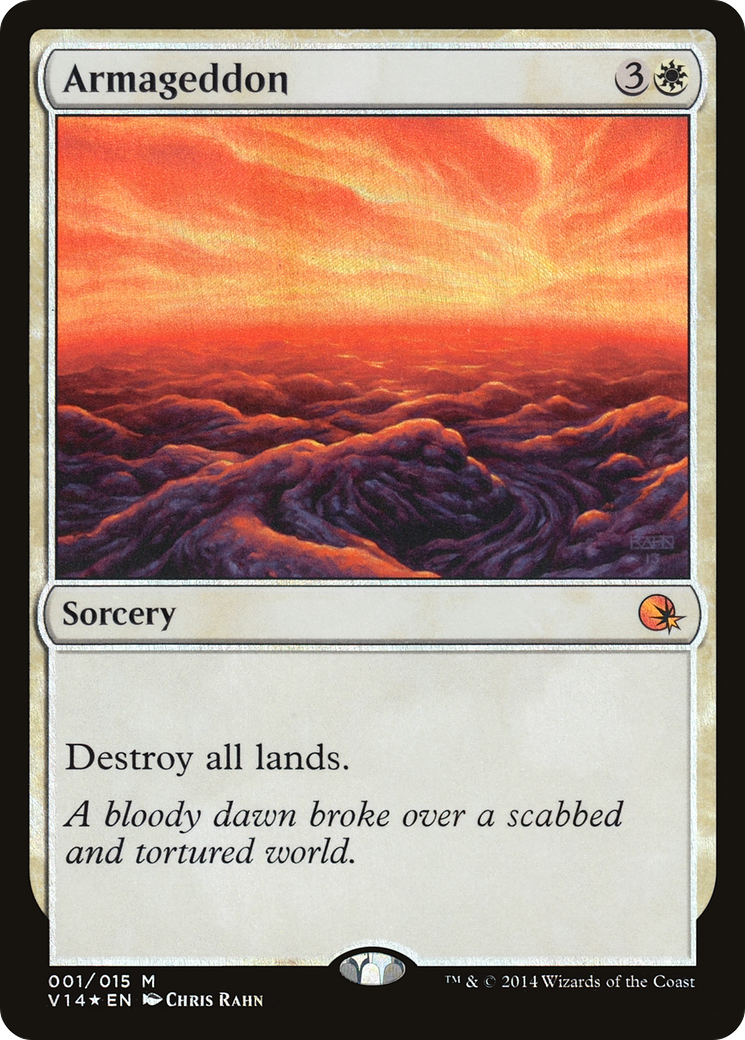 Armageddon (V14-001) [Misc] From the Vault: Annihilation Foil MTG Single Wizards of the Coast