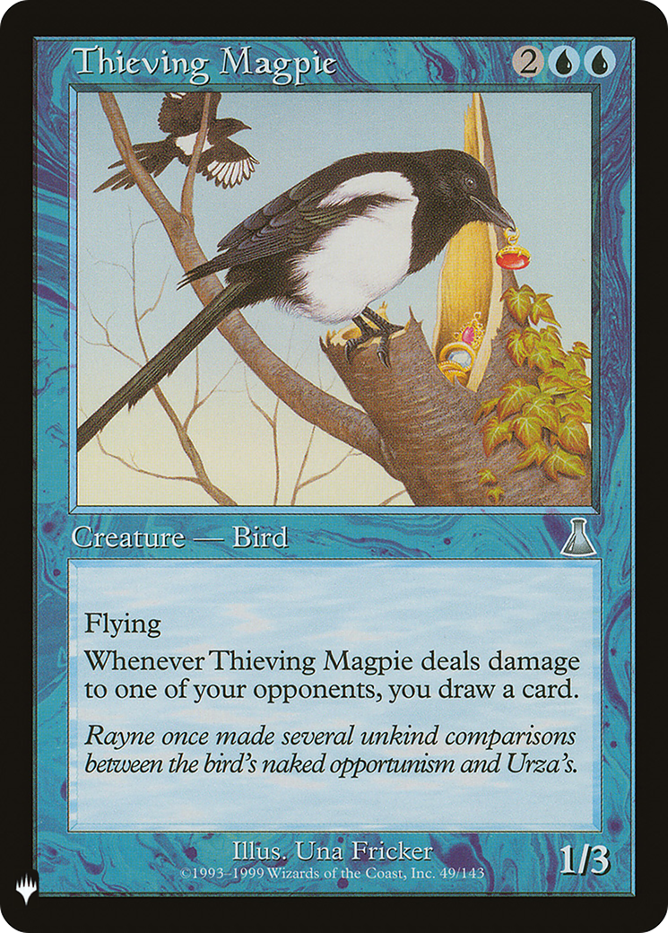 Thieving Magpie (LIST-UDS-49) [Mystery Booster] The List MTG Single Wizards of the Coast
