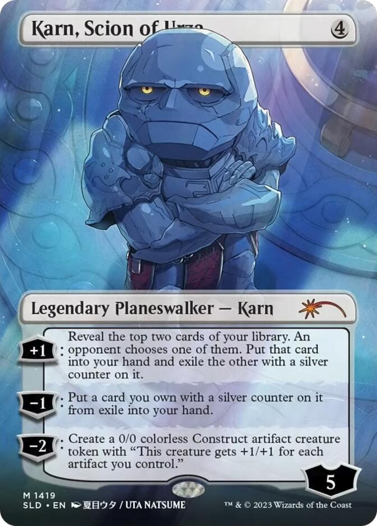Karn, Scion of Urza (SLD-1419) [Secret Lair Drop] (Borderless)
