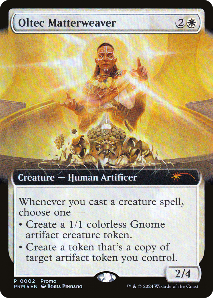 Oltec Matterweaver (LARP-002) [Misc] Wizards Play Network 2024 (Extended Art) Foil MTG Single Wizards of the Coast