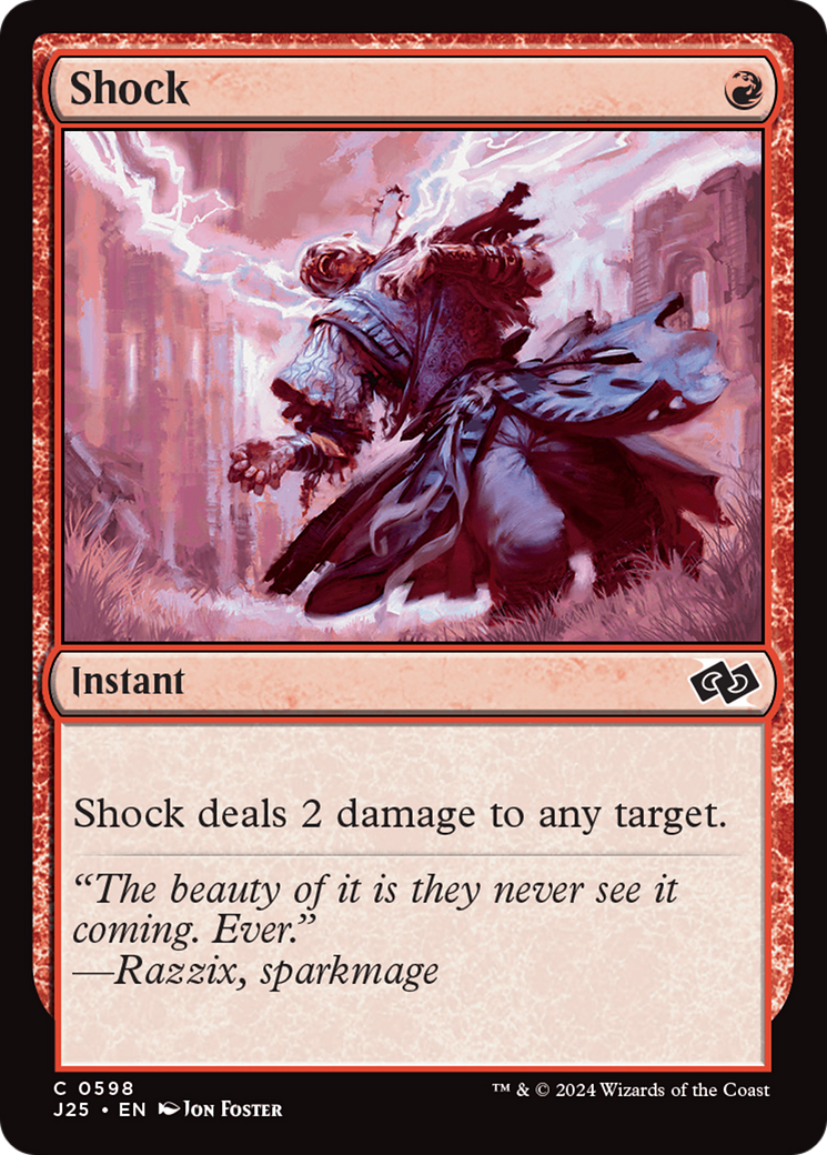 Shock (J25-598) [Foundations Jumpstart] MTG Single Wizards of the Coast