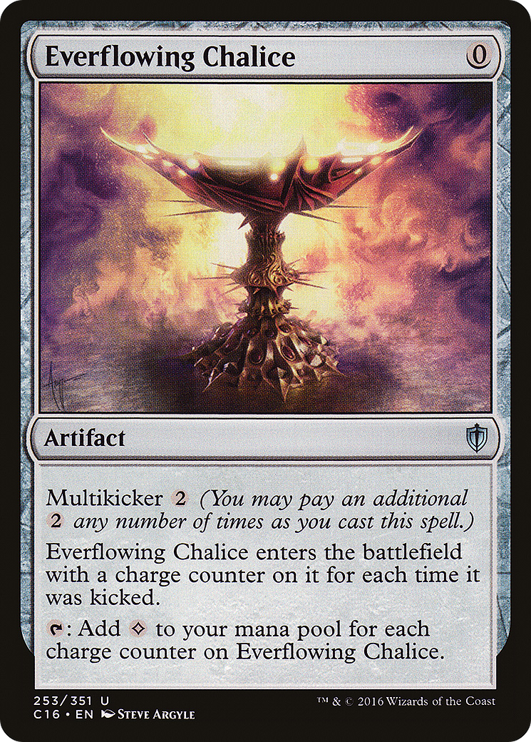 Everflowing Chalice (C16-253) [Commander 2016] MTG Single Wizards of the Coast
