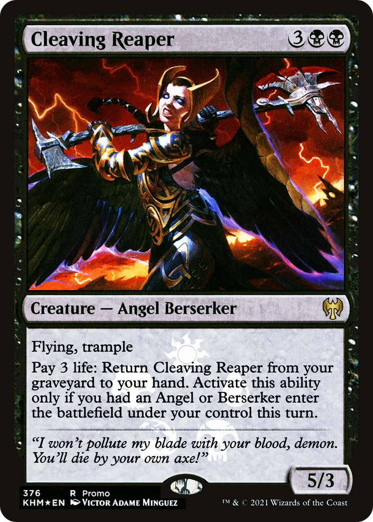 Cleaving Reaper (MEDIA-376) [Kaldheim Promos] Foil MTG Single Wizards of the Coast