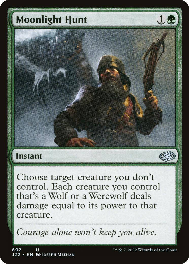 Moonlight Hunt (J22-692) [Jumpstart 2022] MTG Single Wizards of the Coast