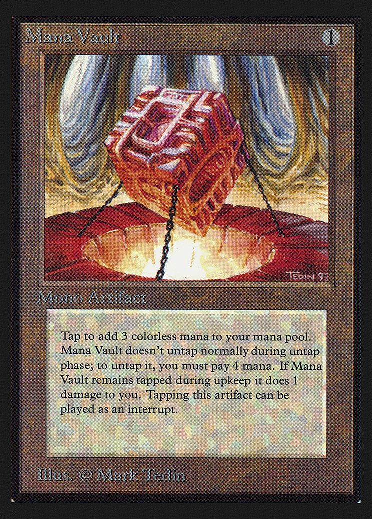 Mana Vault (IED-260) [Intl. Collectors' Edition] MTG Single Wizards of the Coast