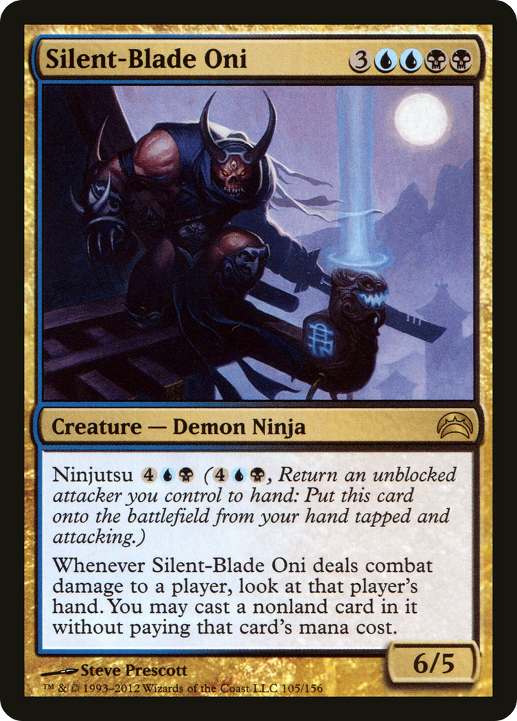 Silent-Blade Oni (PC2-105) [Misc] Planechase 2012 MTG Single Wizards of the Coast