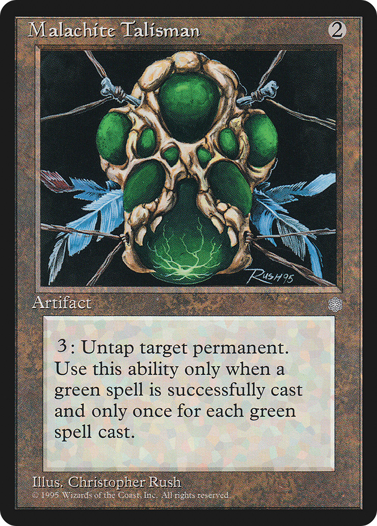 Malachite Talisman (ICE-328) [Ice Age] MTG Single Wizards of the Coast