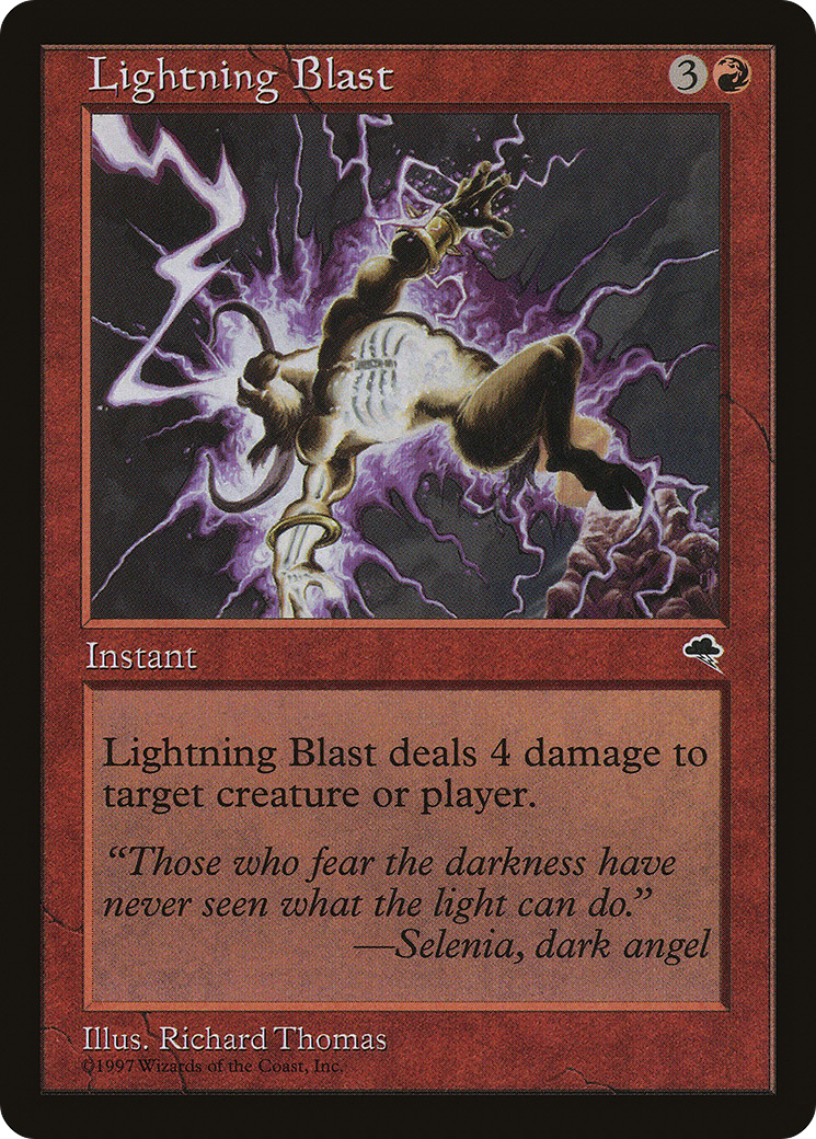 Lightning Blast (TMP-185) [Tempest] MTG Single Wizards of the Coast
