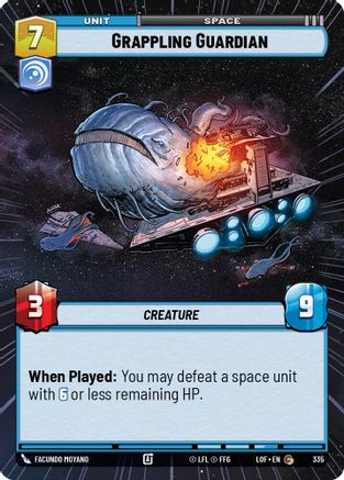 Grappling Guardian (Hyperspace) (335) [Legends of the Force] Star Wars: Unlimited Single Disney