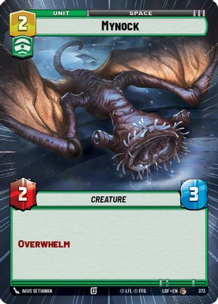 Mynock (Hyperspace) (373) [Legends of the Force] Star Wars: Unlimited Single Disney