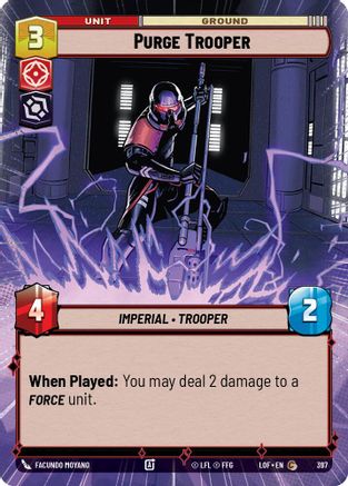 Purge Trooper (Hyperspace) (397) [Legends of the Force] Star Wars: Unlimited Single Disney