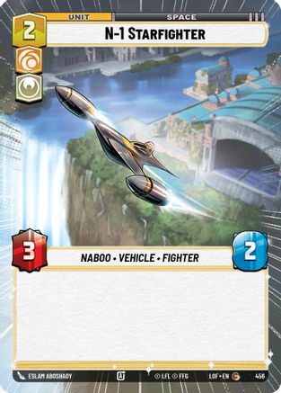 N-1 Starfighter (Hyperspace) (456) [Legends of the Force] Star Wars: Unlimited Single Disney