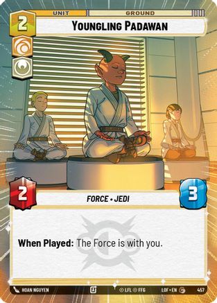Youngling Padawan (Hyperspace) (457) [Legends of the Force] Star Wars: Unlimited Single Disney