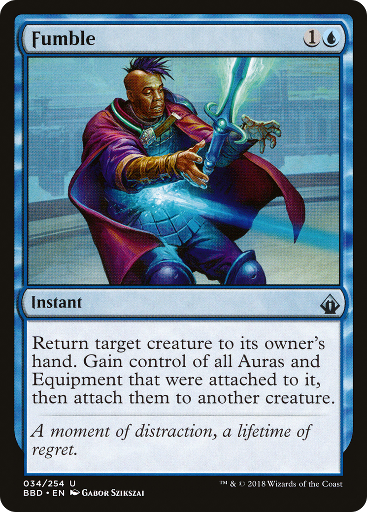 Fumble [Battlebond] MTG Single Magic: The Gathering