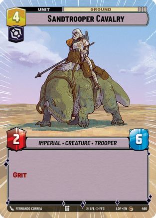 Sandtrooper Cavalry (Hyperspace) (496) [Legends of the Force] Star Wars: Unlimited Single Disney