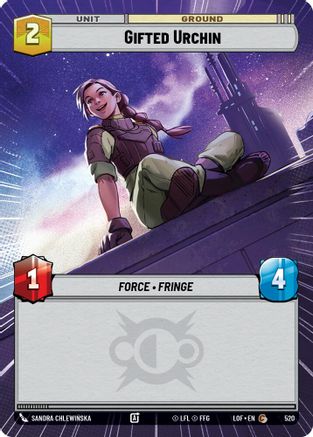 Gifted Urchin (Hyperspace) (520) [Legends of the Force] Star Wars: Unlimited Single Disney