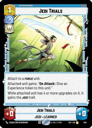 Jedi Trials (Foil) (554) [Legends of the Force] Foil Star Wars: Unlimited Single Disney