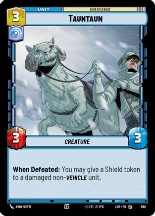Tauntaun (Foil) (566) [Legends of the Force] Foil Star Wars: Unlimited Single Disney