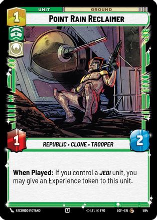 Point Rain Reclaimer (Foil) (594) [Legends of the Force] Foil Star Wars: Unlimited Single Disney