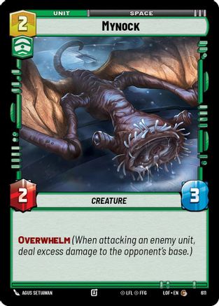 Mynock (Foil) (611) [Legends of the Force] Foil Star Wars: Unlimited Single Disney