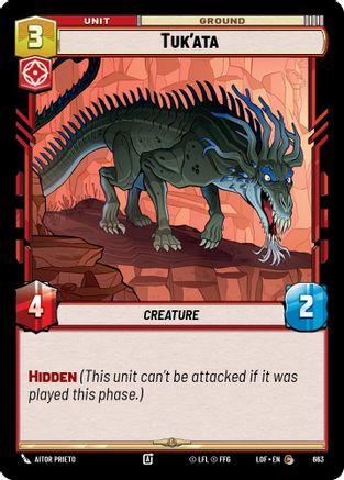 Tuk'ata (Foil) (663) [Legends of the Force] Foil Star Wars: Unlimited Single Disney