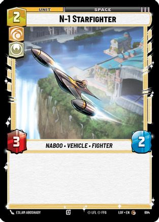 N-1 Starfighter (Foil) (694) [Legends of the Force] Foil Star Wars: Unlimited Single Disney