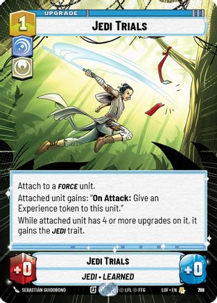 Jedi Trials (Hyperspace Foil) (792) [Legends of the Force] Foil Star Wars: Unlimited Single Disney
