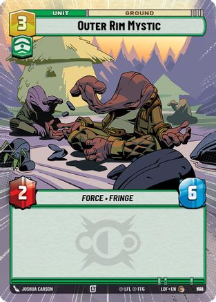 Outer Rim Mystic (Hyperspace Foil) (852) [Legends of the Force] Foil Star Wars: Unlimited Single Disney