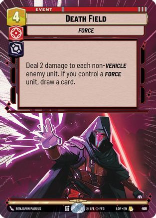 Death Field (Hyperspace Foil) (881) [Legends of the Force] Foil Star Wars: Unlimited Single Disney