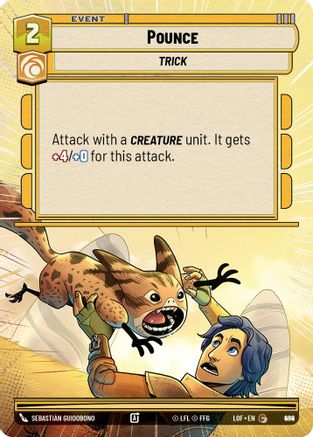 Pounce (Hyperspace Foil) (964) [Legends of the Force] Foil Star Wars: Unlimited Single Disney