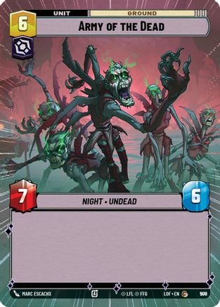 Army of the Dead (Hyperspace Foil) (976) [Legends of the Force] Foil Star Wars: Unlimited Single Disney