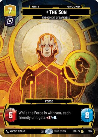The Son - Embodiment of Darkness (Prestige) (1064) [Legends of the Force] Star Wars: Unlimited Single Disney