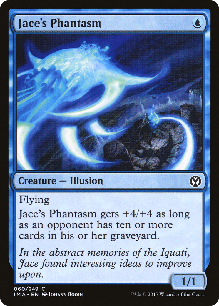 Jace's Phantasm (IMA-060) [Iconic Masters] Foil MTG Single Wizards of the Coast