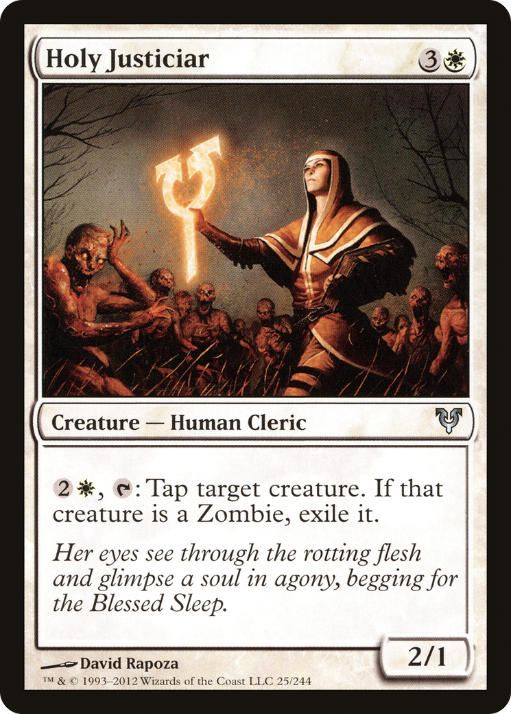 Holy Justiciar (AVR-025) [Avacyn Restored] Foil MTG Single Wizards of the Coast