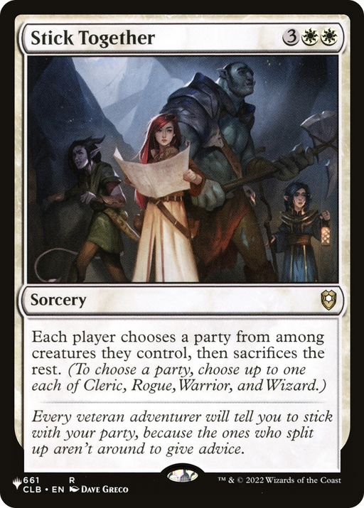 Stick Together (CLB) (LIST-661) [Mystery Booster] The List Reprints MTG Single Wizards of the Coast