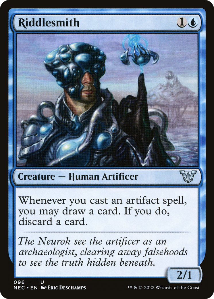Riddlesmith (NEC-096) [Neon Dynasty Commander] MTG Single Wizards of the Coast
