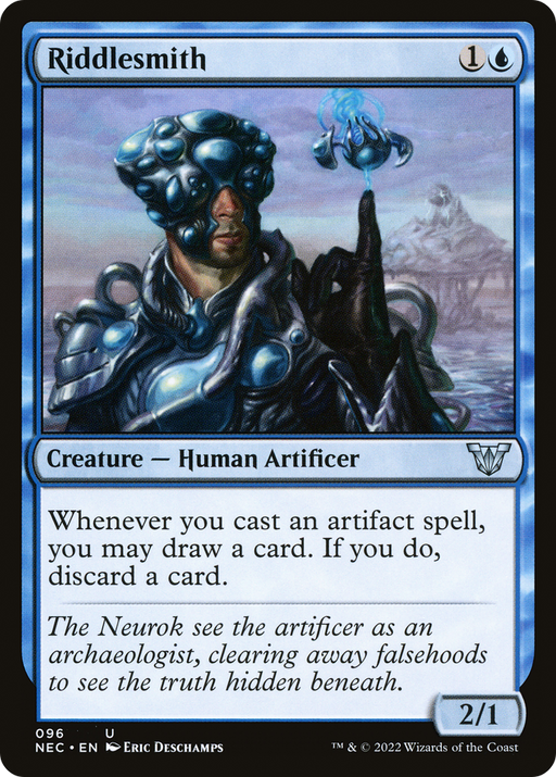 Riddlesmith (NEC-096) [Neon Dynasty Commander] MTG Single Wizards of the Coast