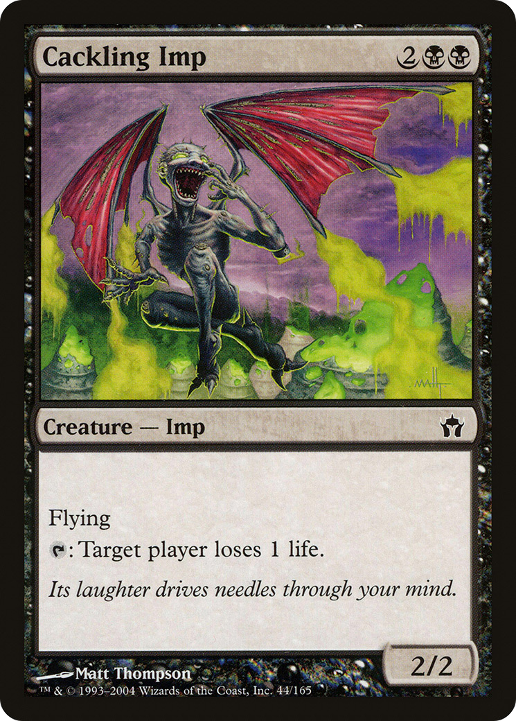 Cackling Imp (5DN-044) [Fifth Dawn] MTG Single Wizards of the Coast