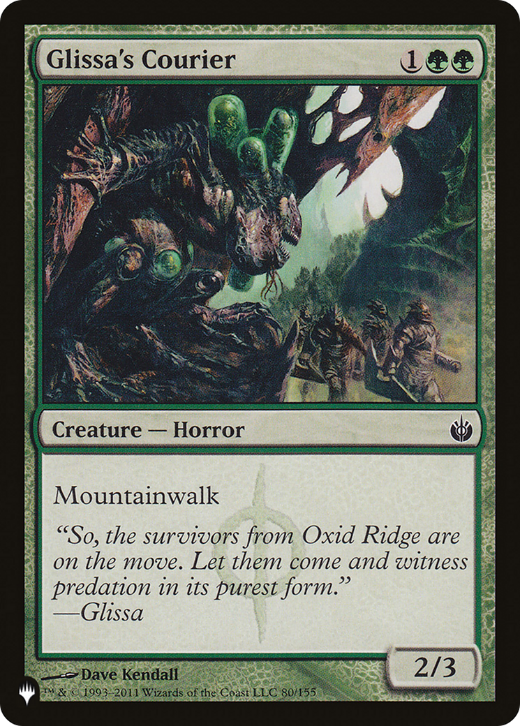 Glissa's Courier (LIST-MBS-80) [Mystery Booster] The List MTG Single Wizards of the Coast