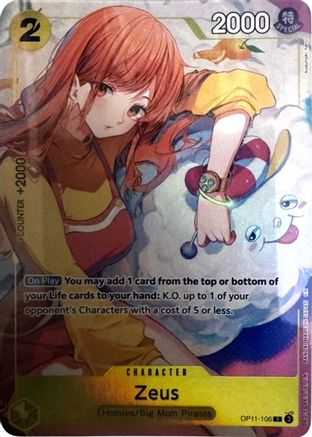 Zeus (Official Playmat -Bandai Card Games Fest 24-25 Edition-) (OP11-106) [One Piece Promotion Cards] Foil One Piece Single Bandai