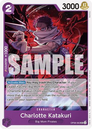 Charlotte Katakuri (Tournament Pack 2025 Vol. 3) (OP08-062) [One Piece Promotion Cards] One Piece Single Bandai