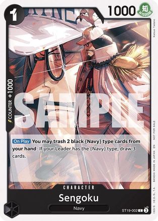 Sengoku (Tournament Pack 2025 Vol. 3) (ST19-002) [One Piece Promotion Cards] One Piece Single Bandai