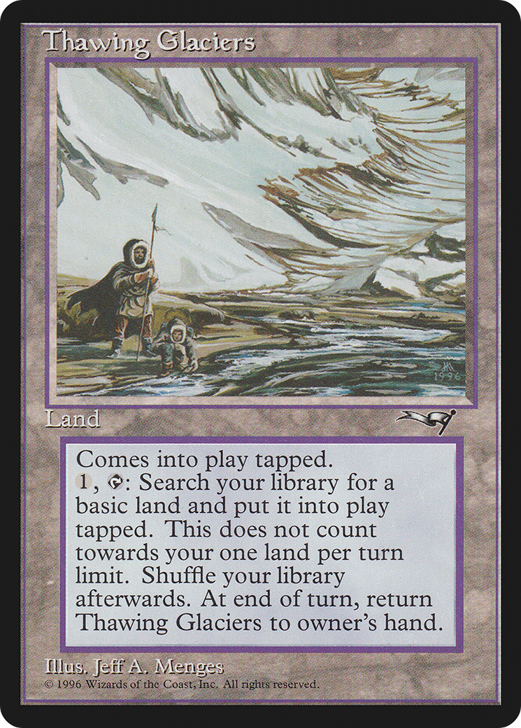 Thawing Glaciers (ALL-144) [Alliances] MTG Single Wizards of the Coast